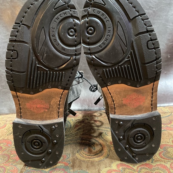 NEW Harley-Davidson Leather Boots sz 7M - Picture 4 of 5